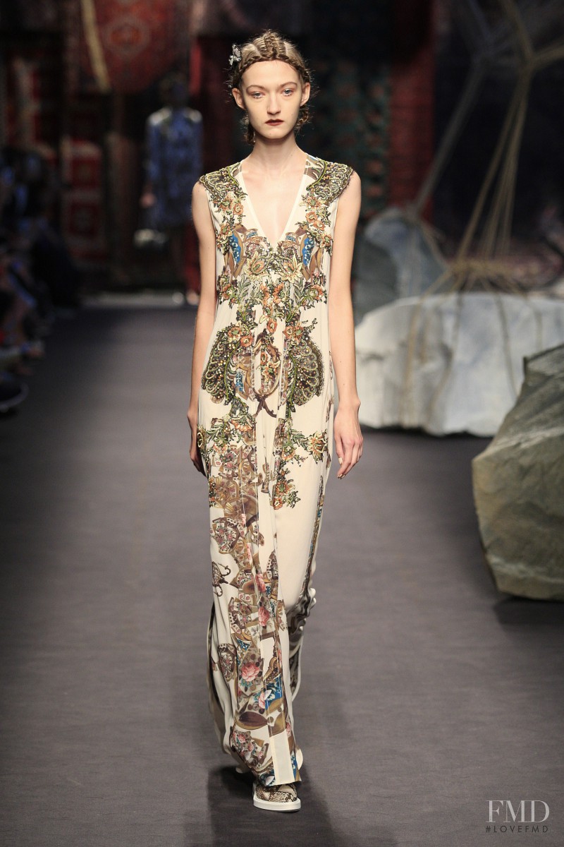 Kasia Jujeczka featured in  the Antonio Marras fashion show for Spring/Summer 2016