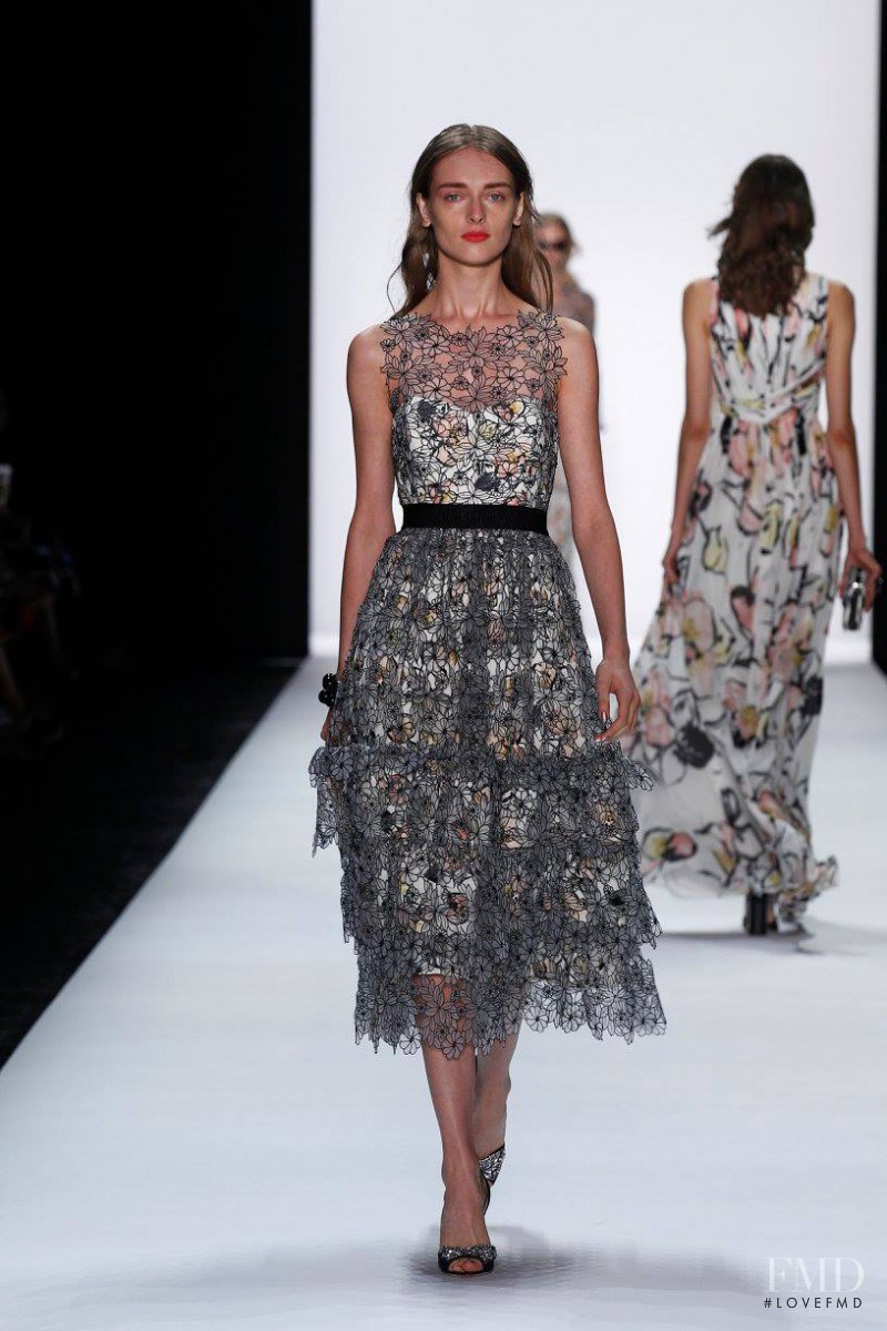 Daga Ziober featured in  the Badgley Mischka fashion show for Spring/Summer 2016