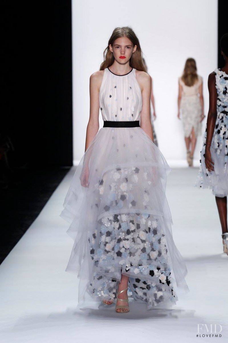 Madison Whittaker featured in  the Badgley Mischka fashion show for Spring/Summer 2016