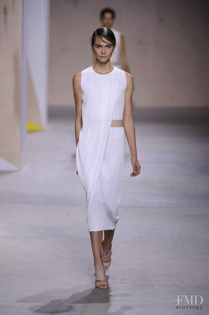 Rachel Finninger featured in  the Boss by Hugo Boss fashion show for Spring/Summer 2016