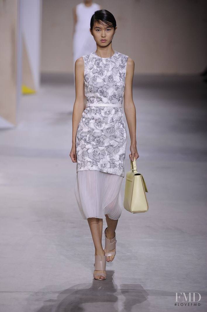 Estelle Chen featured in  the Boss by Hugo Boss fashion show for Spring/Summer 2016