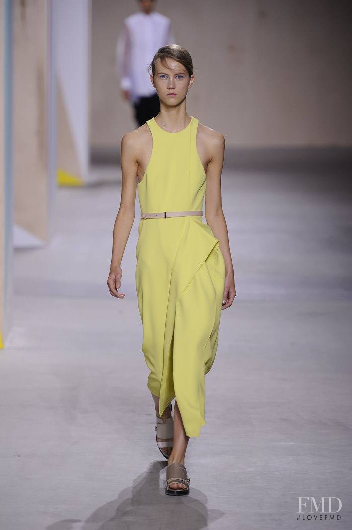 Julie Hoomans featured in  the Boss by Hugo Boss fashion show for Spring/Summer 2016