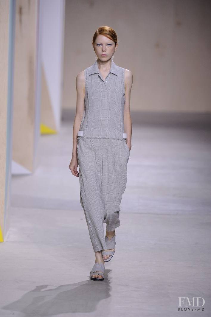 Varvara Shutova featured in  the Boss by Hugo Boss fashion show for Spring/Summer 2016