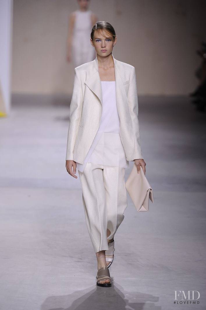 Adrienne Juliger featured in  the Boss by Hugo Boss fashion show for Spring/Summer 2016