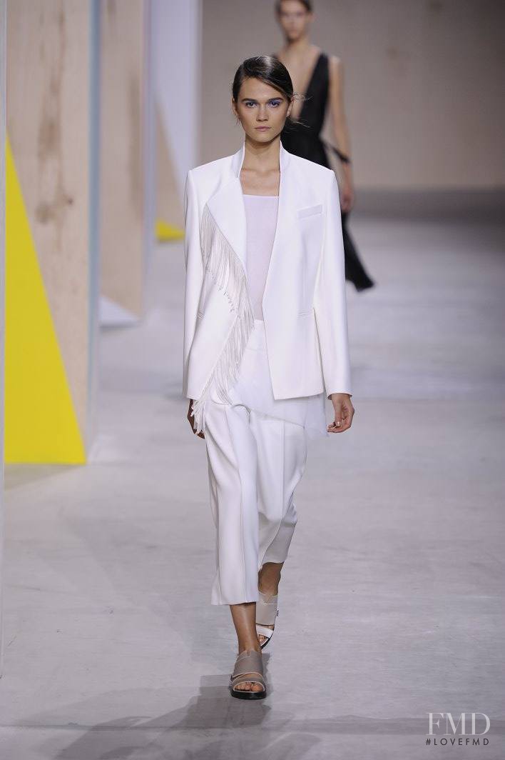 Rachel Finninger featured in  the Boss by Hugo Boss fashion show for Spring/Summer 2016