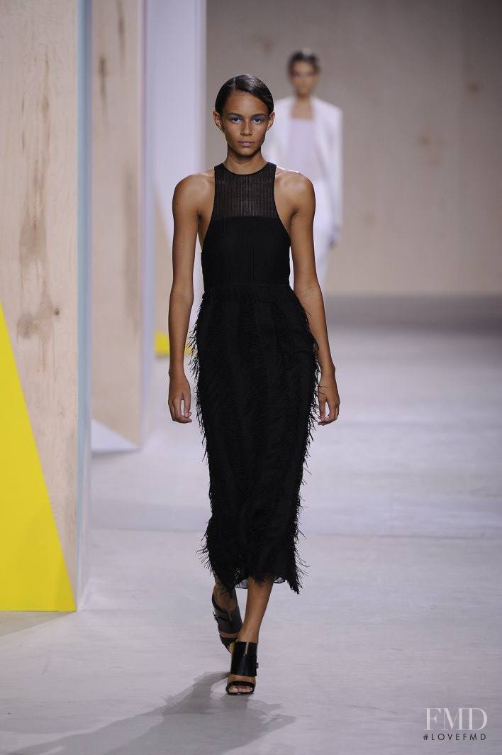 Binx Walton featured in  the Boss by Hugo Boss fashion show for Spring/Summer 2016