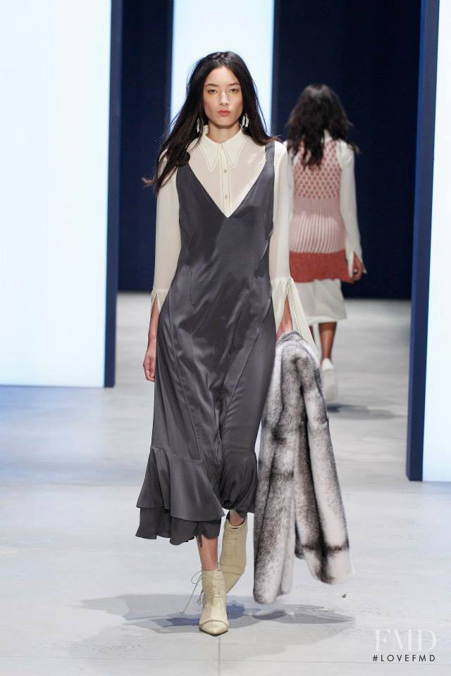 Tiana Tolstoi featured in  the Derek Lam fashion show for Spring/Summer 2016
