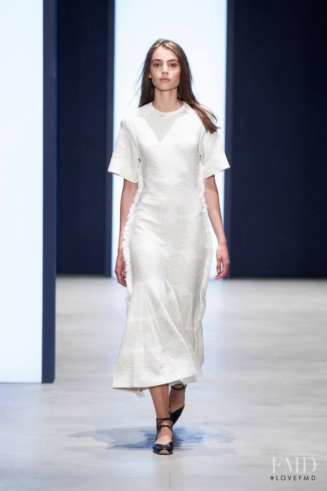 Romy Schönberger featured in  the Derek Lam fashion show for Spring/Summer 2016