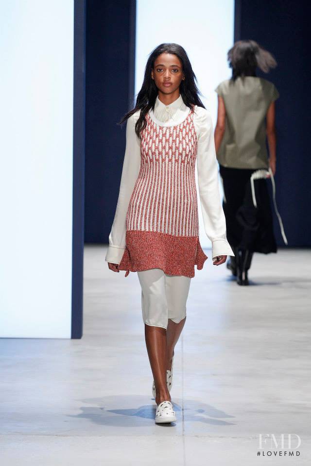 Aya Jones featured in  the Derek Lam fashion show for Spring/Summer 2016