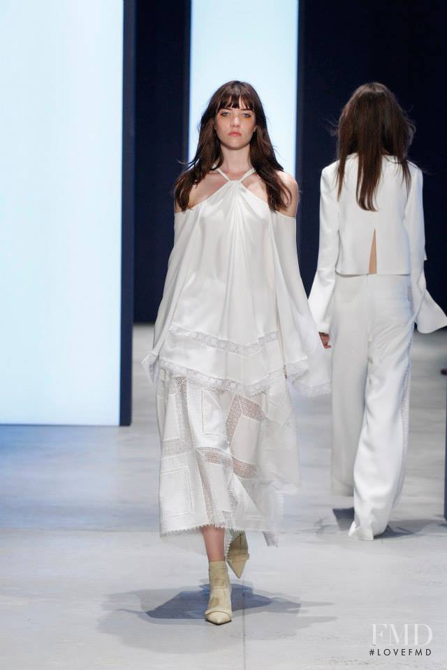 Grace Hartzel featured in  the Derek Lam fashion show for Spring/Summer 2016