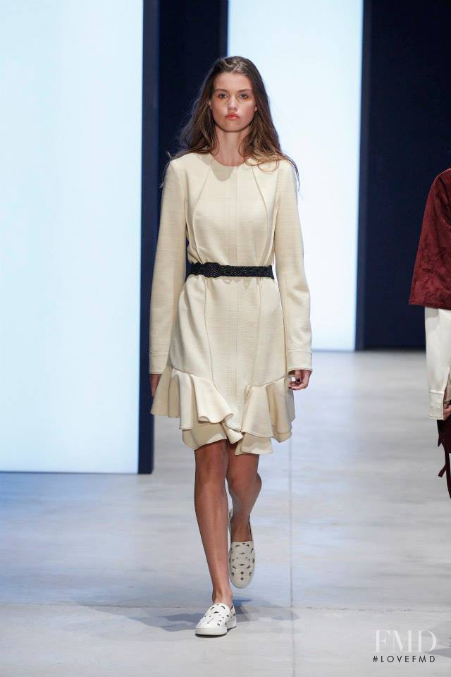 Luna Bijl featured in  the Derek Lam fashion show for Spring/Summer 2016