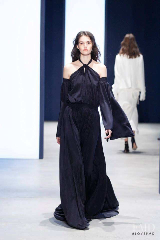 Vanessa Moody featured in  the Derek Lam fashion show for Spring/Summer 2016