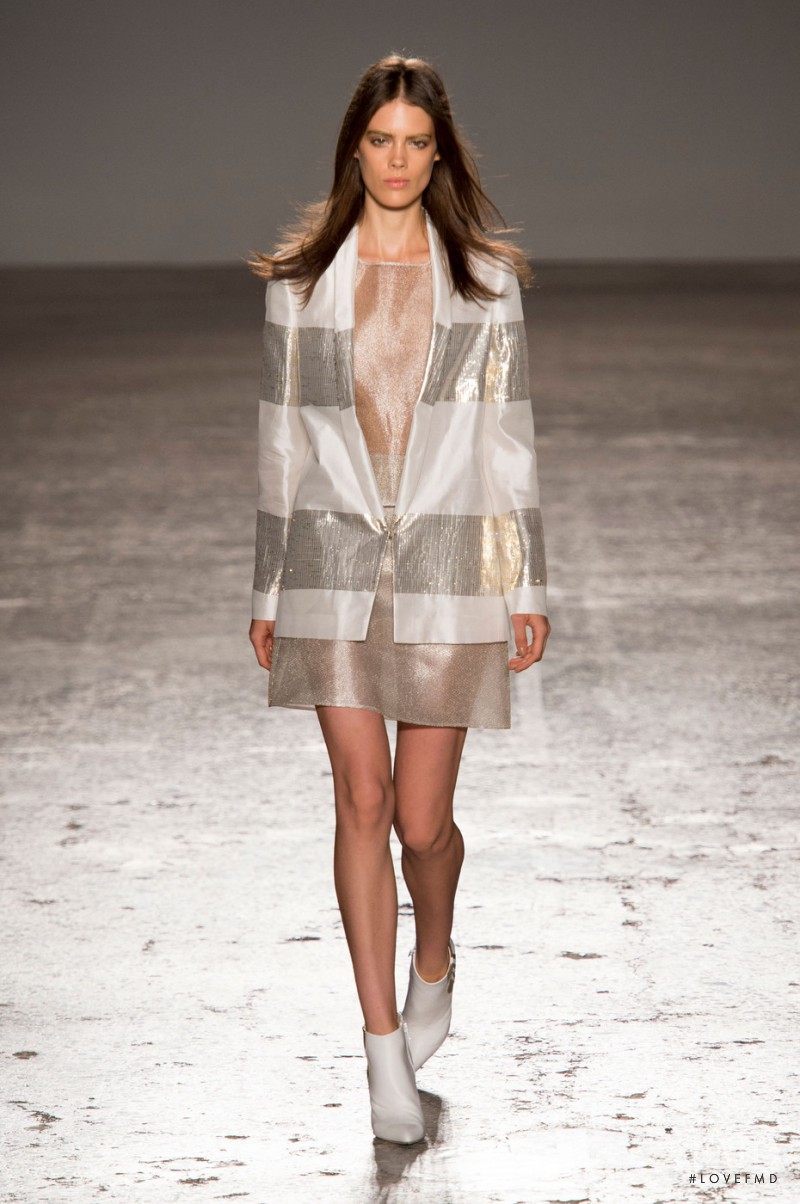 Taja Feistner featured in  the Genny fashion show for Spring/Summer 2016