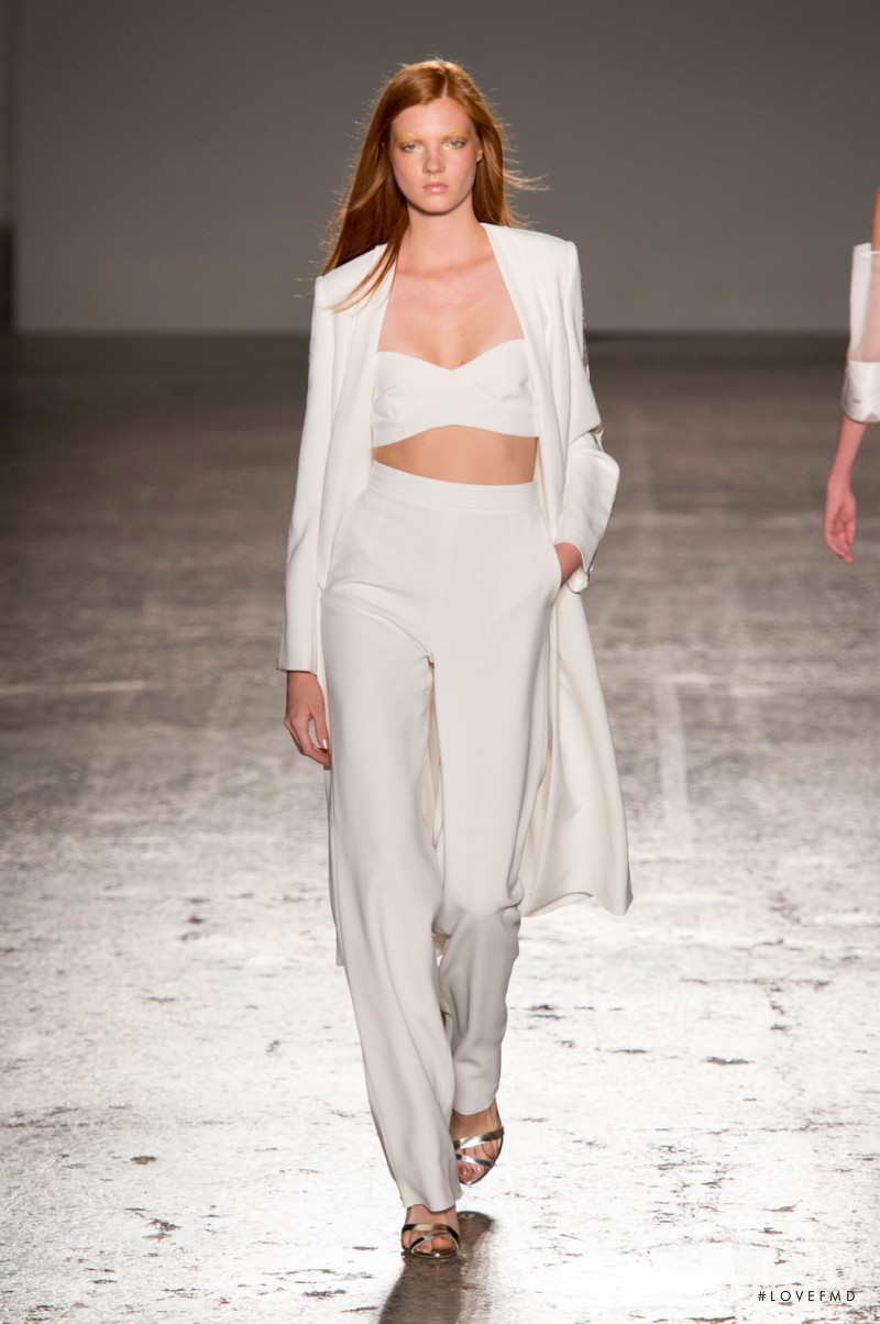 Anastasia Ivanova featured in  the Genny fashion show for Spring/Summer 2016