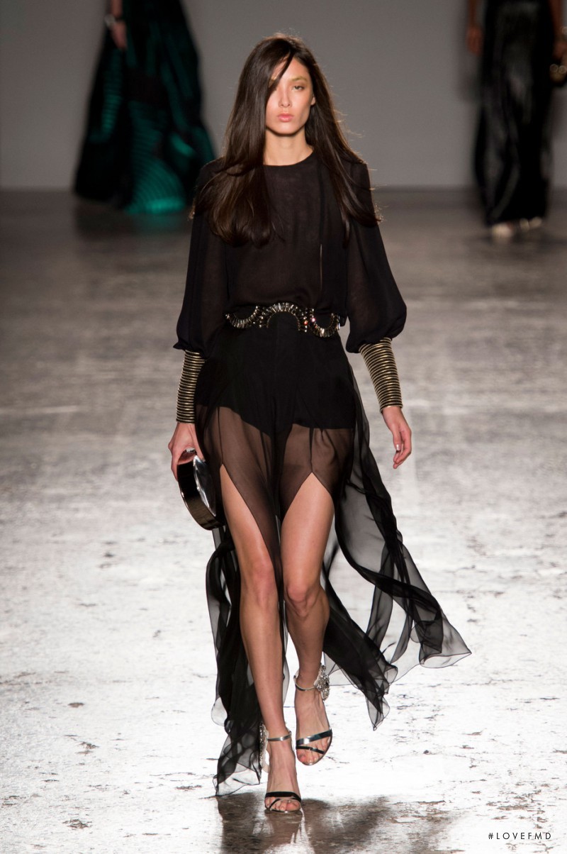 Tiana Tolstoi featured in  the Genny fashion show for Spring/Summer 2016