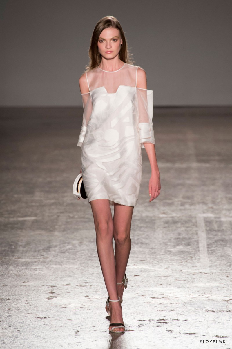 Paulina Panas featured in  the Genny fashion show for Spring/Summer 2016