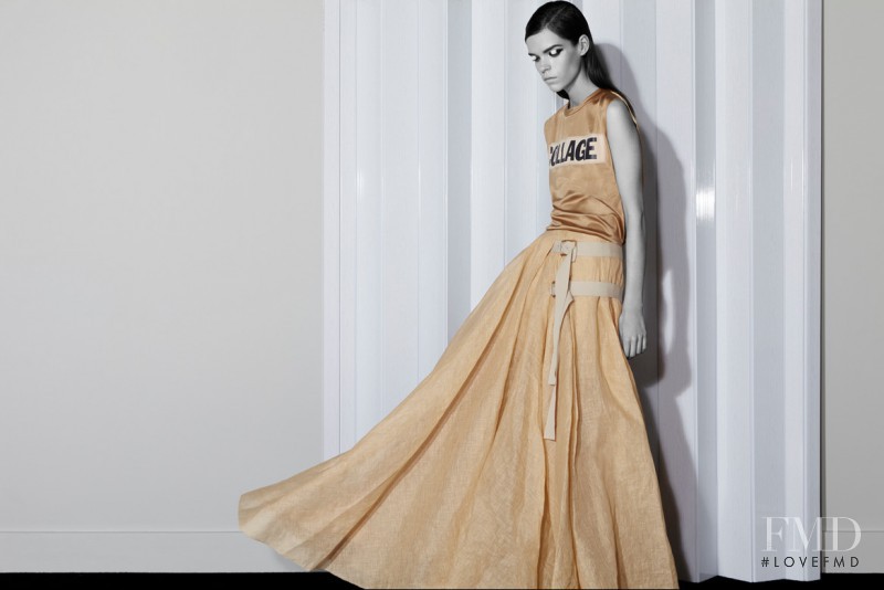 Meghan Collison featured in  the Acne Studios advertisement for Spring/Summer 2013