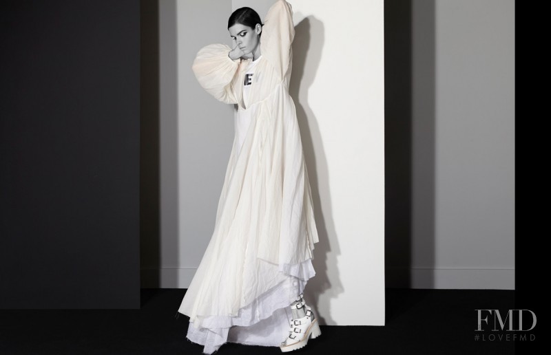 Meghan Collison featured in  the Acne Studios advertisement for Spring/Summer 2013