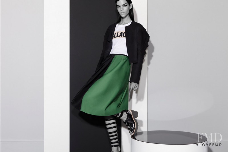 Meghan Collison featured in  the Acne Studios advertisement for Spring/Summer 2013