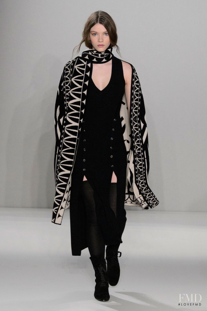 Xannie Cater featured in  the Temperley London fashion show for Autumn/Winter 2015