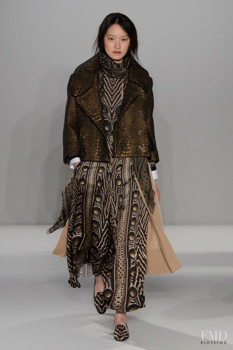 Pong Lee featured in  the Temperley London fashion show for Autumn/Winter 2015