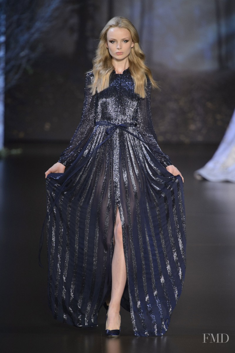 Tuva Alfredsson Mellbert featured in  the Ralph & Russo fashion show for Autumn/Winter 2015