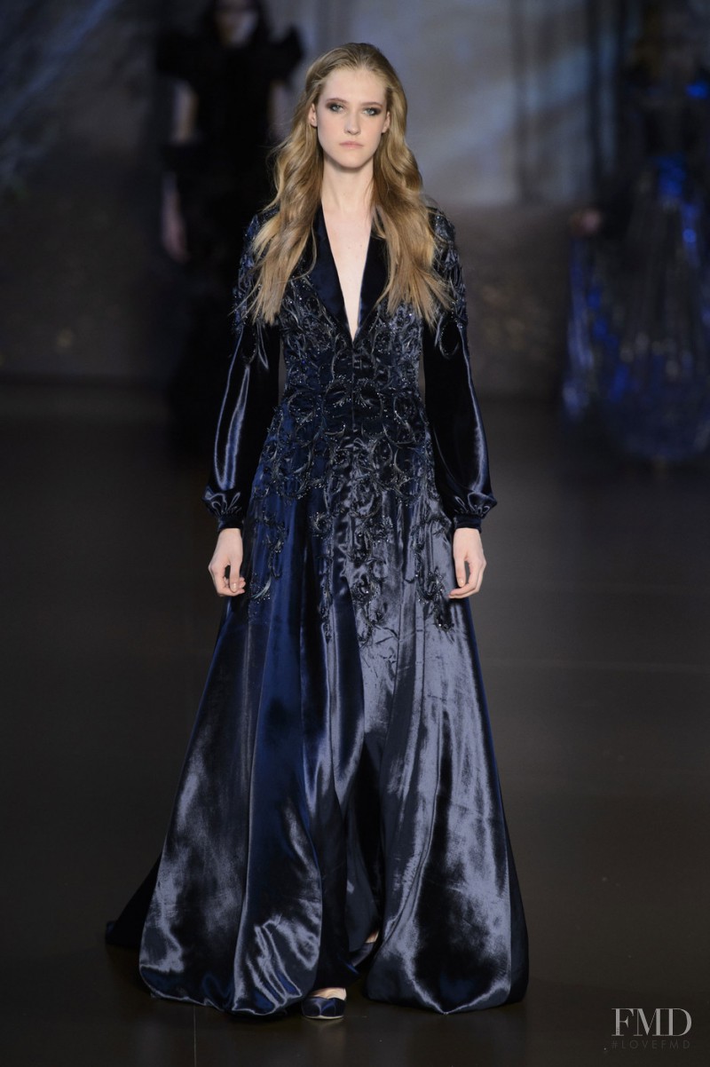 Lana Forneck featured in  the Ralph & Russo fashion show for Autumn/Winter 2015