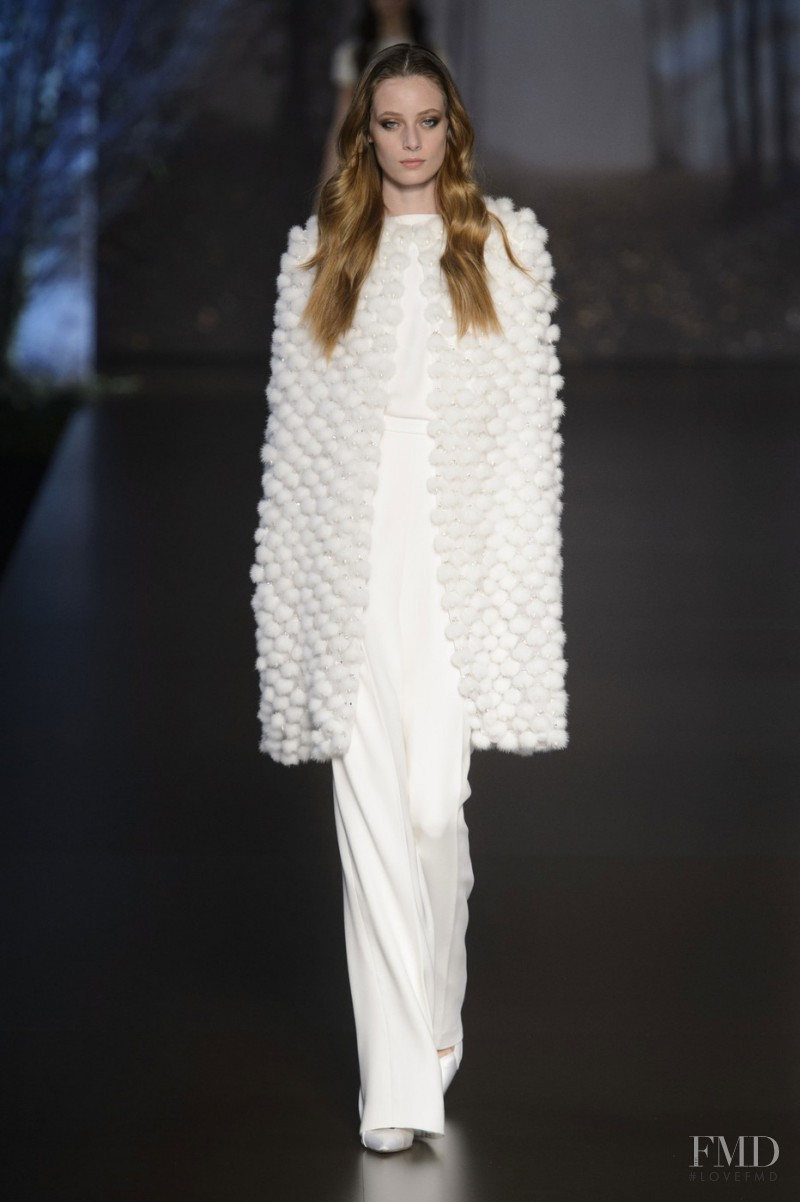 Thairine García featured in  the Ralph & Russo fashion show for Autumn/Winter 2015