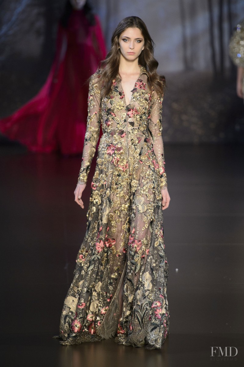 Laura Winges featured in  the Ralph & Russo fashion show for Autumn/Winter 2015