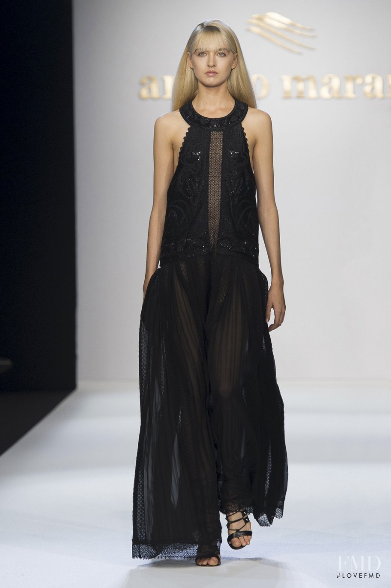 Kelsey Soles featured in  the Angelo Marani fashion show for Spring/Summer 2016