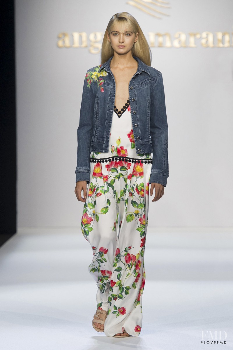 Kelsey Soles featured in  the Angelo Marani fashion show for Spring/Summer 2016