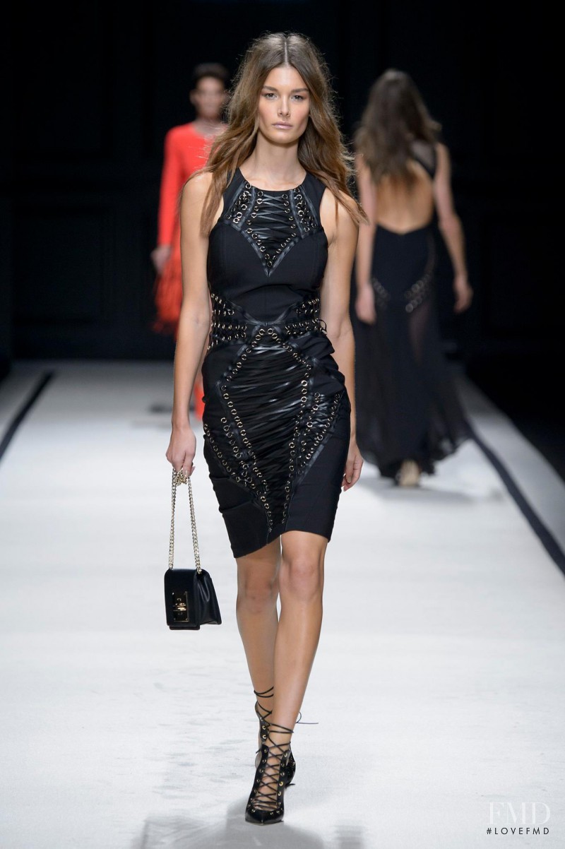 Ophélie Guillermand featured in  the Elisabetta Franchi fashion show for Spring/Summer 2016