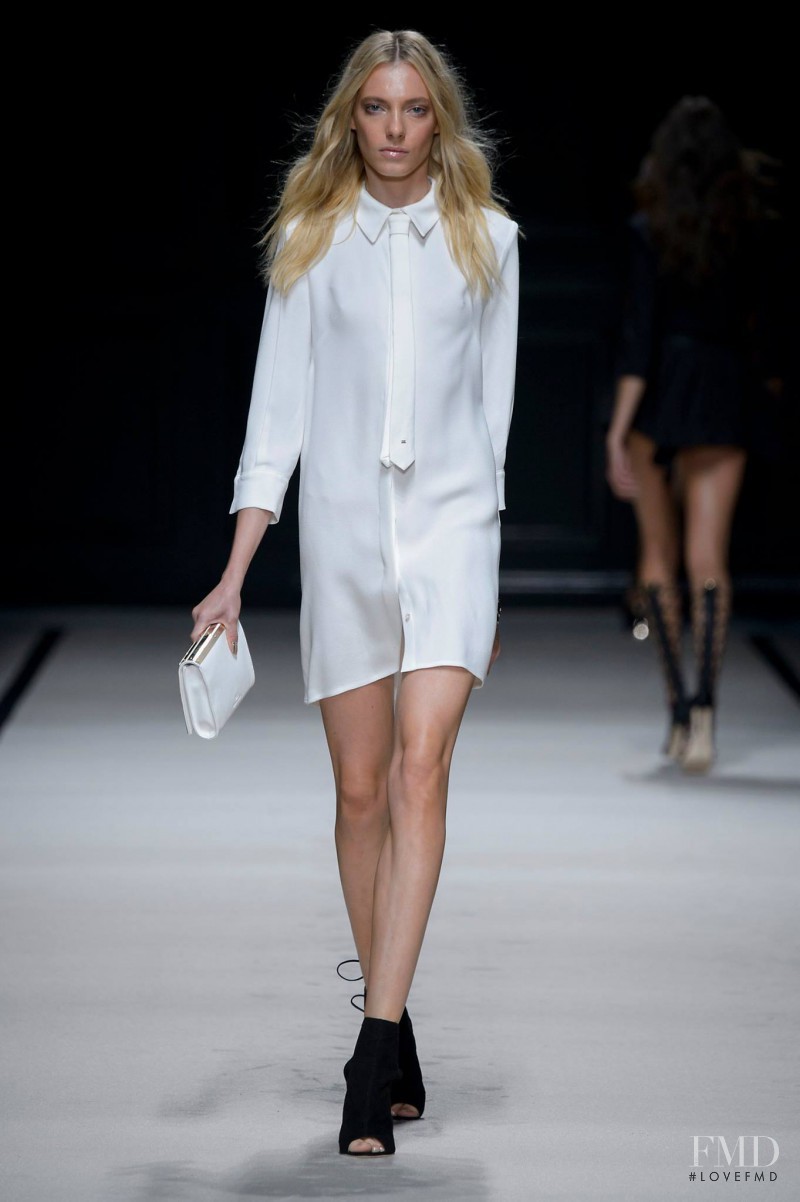 Zlata Semenko featured in  the Elisabetta Franchi fashion show for Spring/Summer 2016