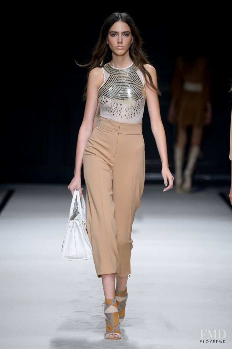 Tako Natsvlishvili featured in  the Elisabetta Franchi fashion show for Spring/Summer 2016