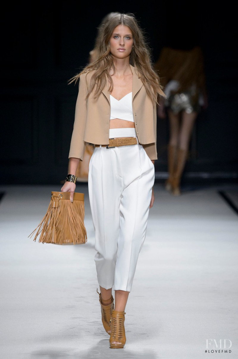 Regitze Harregaard Christensen featured in  the Elisabetta Franchi fashion show for Spring/Summer 2016