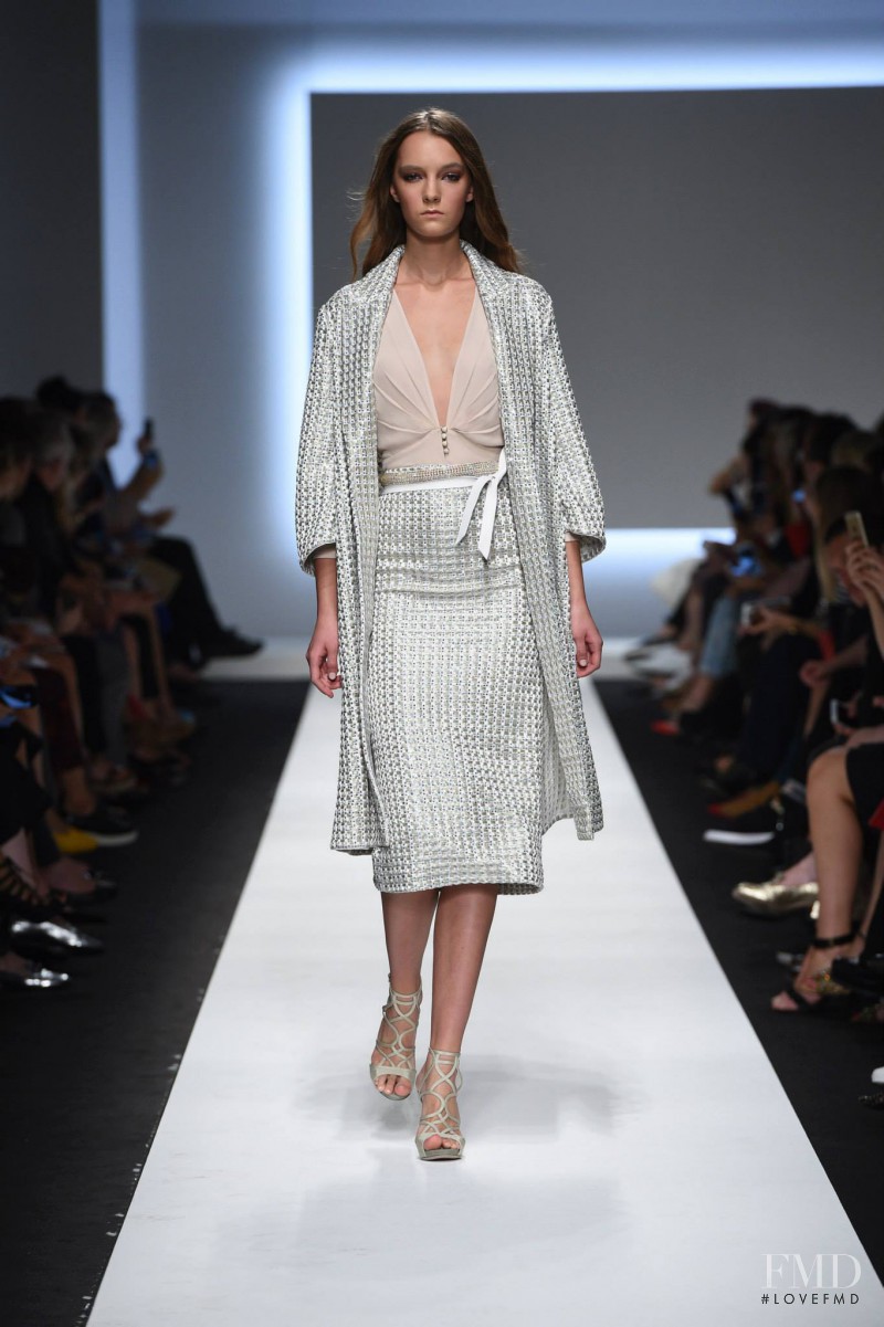 Irina Liss featured in  the Ermanno Scervino fashion show for Spring/Summer 2016