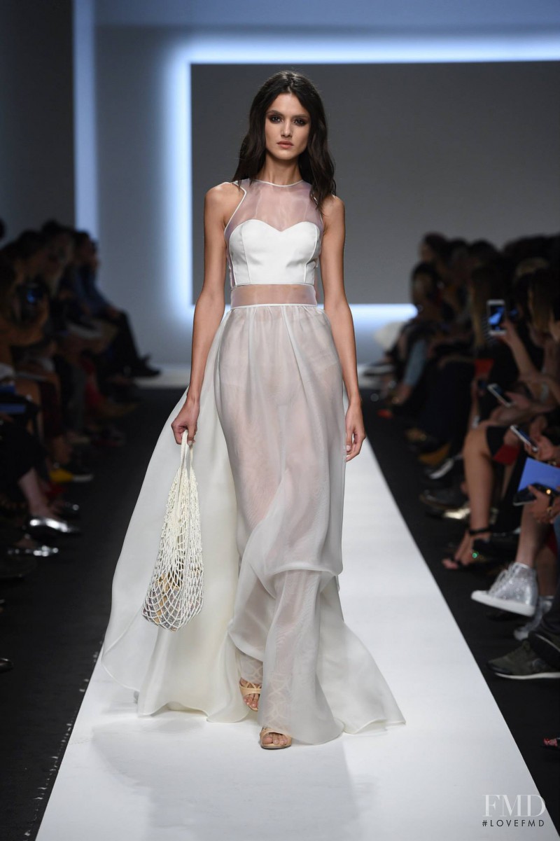 Blanca Padilla featured in  the Ermanno Scervino fashion show for Spring/Summer 2016
