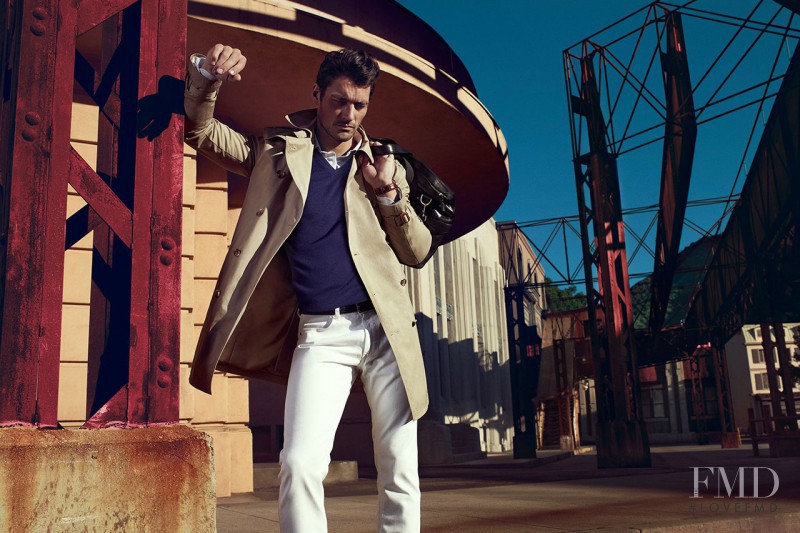 David Gandy featured in  the Massimo Dutti NYC-Limited Collection – 689 5th Avenue Collection advertisement for Spring/Summer 2013