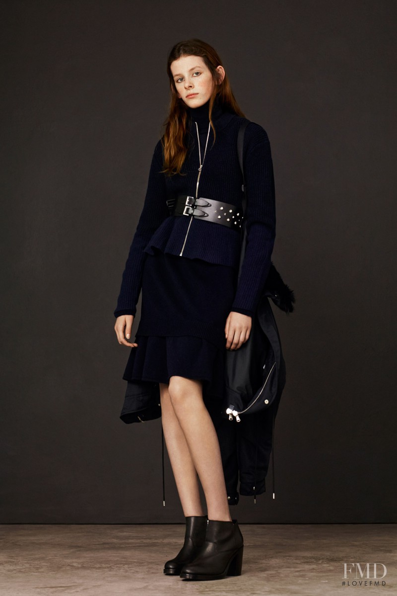 Freya Lawrence featured in  the McQ Alexander McQueen lookbook for Autumn/Winter 2015
