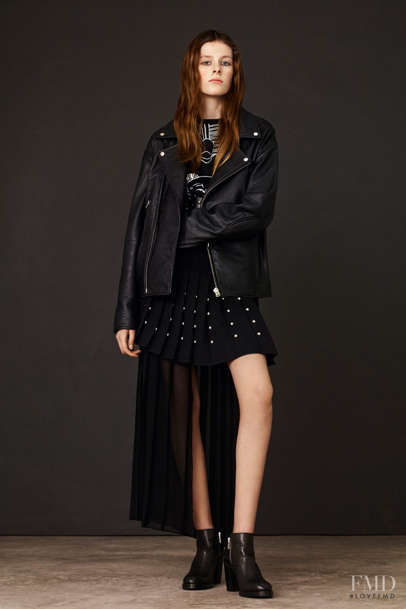 Freya Lawrence featured in  the McQ Alexander McQueen lookbook for Autumn/Winter 2015