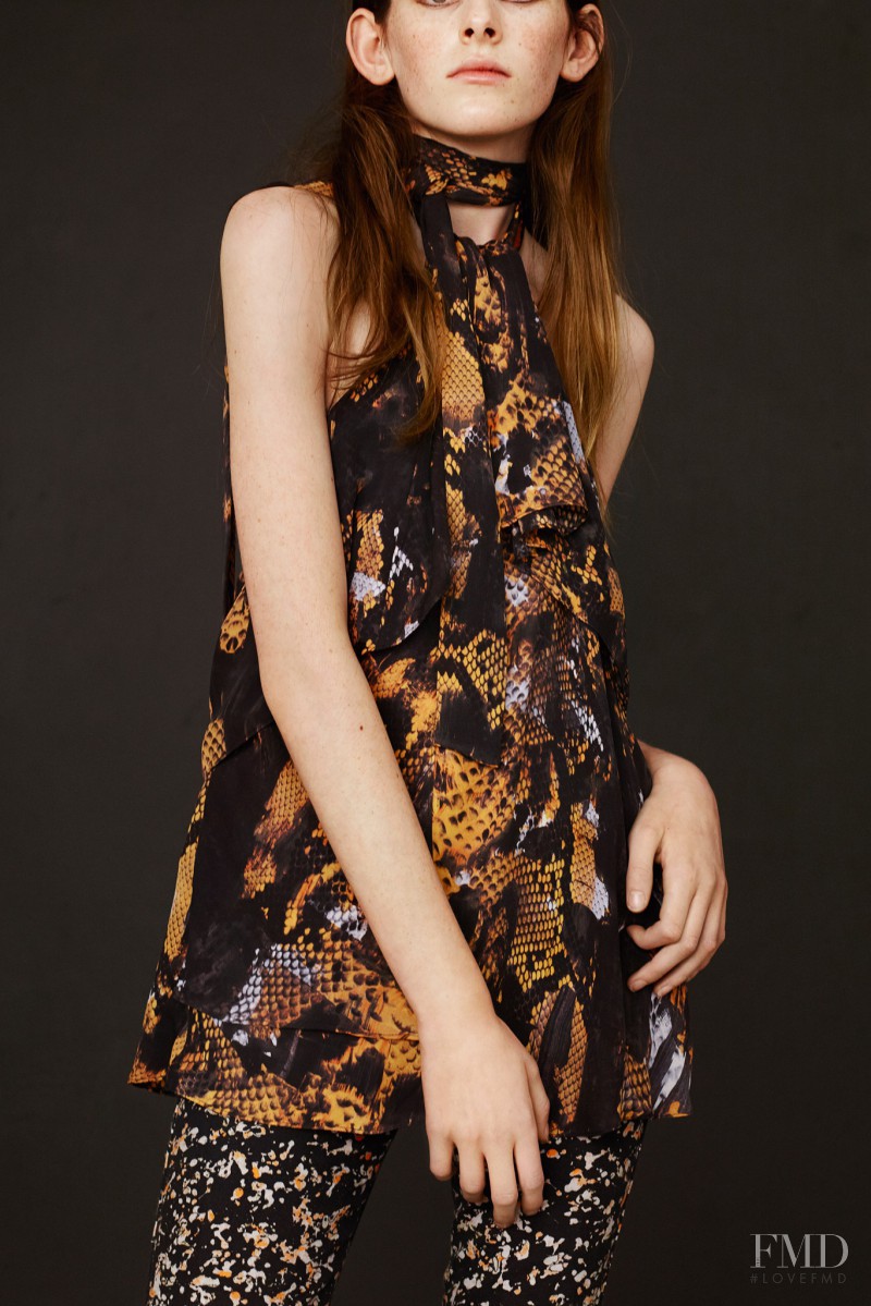 Freya Lawrence featured in  the McQ Alexander McQueen lookbook for Autumn/Winter 2015
