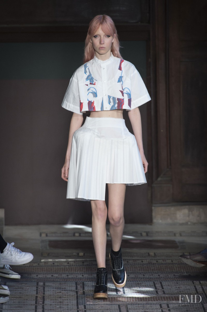 Cheyenne Keuben featured in  the Julien David fashion show for Spring/Summer 2016