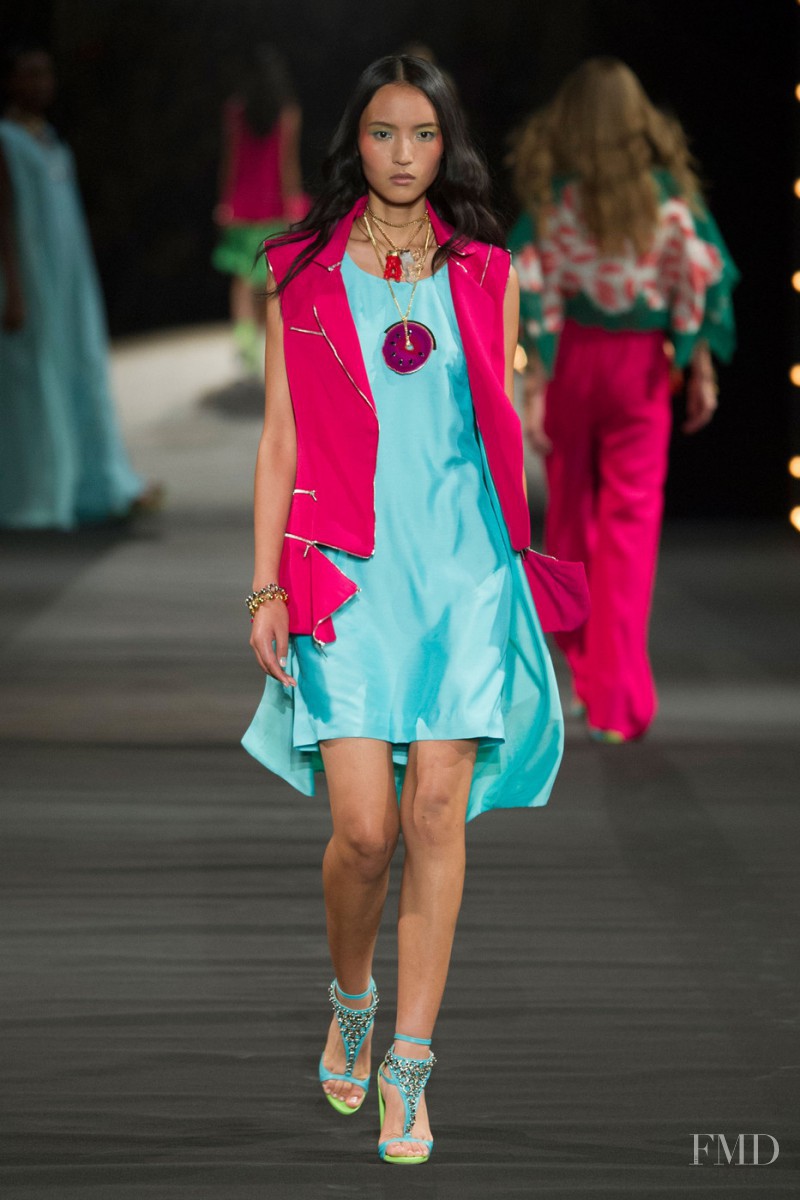 Luping Wang featured in  the Alexis Mabille fashion show for Spring/Summer 2016