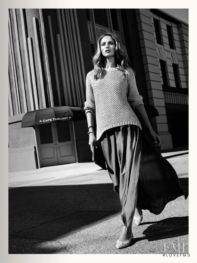 Karmen Pedaru featured in  the Massimo Dutti NYC-Limited Collection – 689 5th Avenue Collection catalogue for Spring/Summer 2013