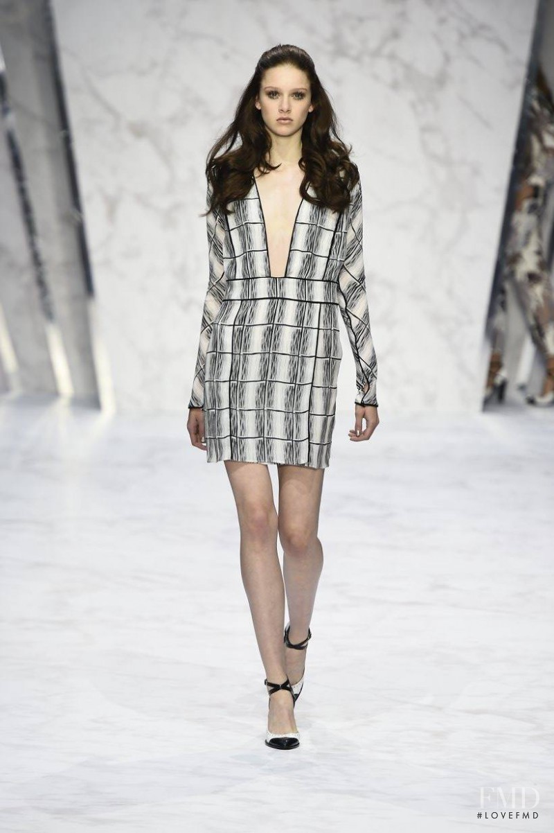 Tess Angel featured in  the DAKS fashion show for Spring/Summer 2016