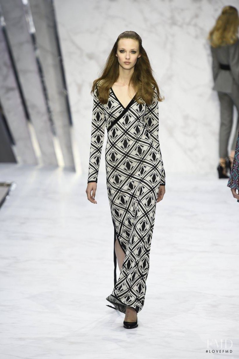 Ala Sekula featured in  the DAKS fashion show for Spring/Summer 2016