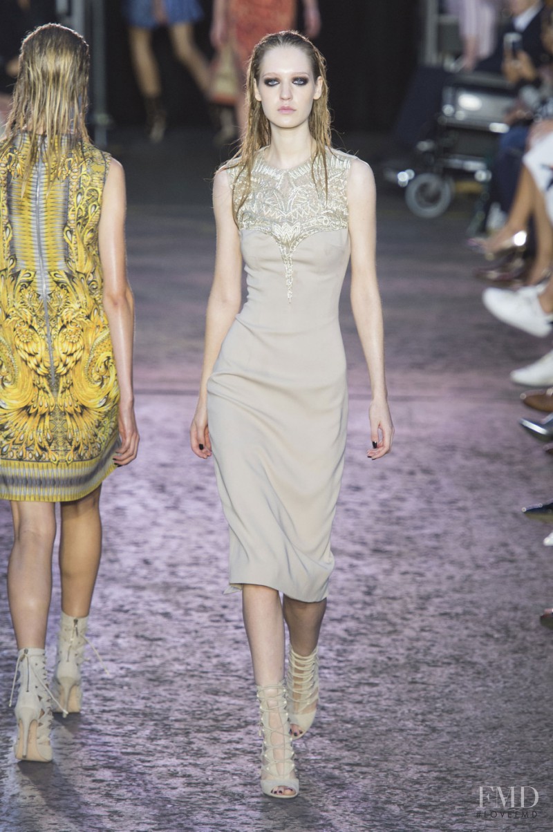 Ivana Teklic featured in  the Julien Macdonald fashion show for Spring/Summer 2016