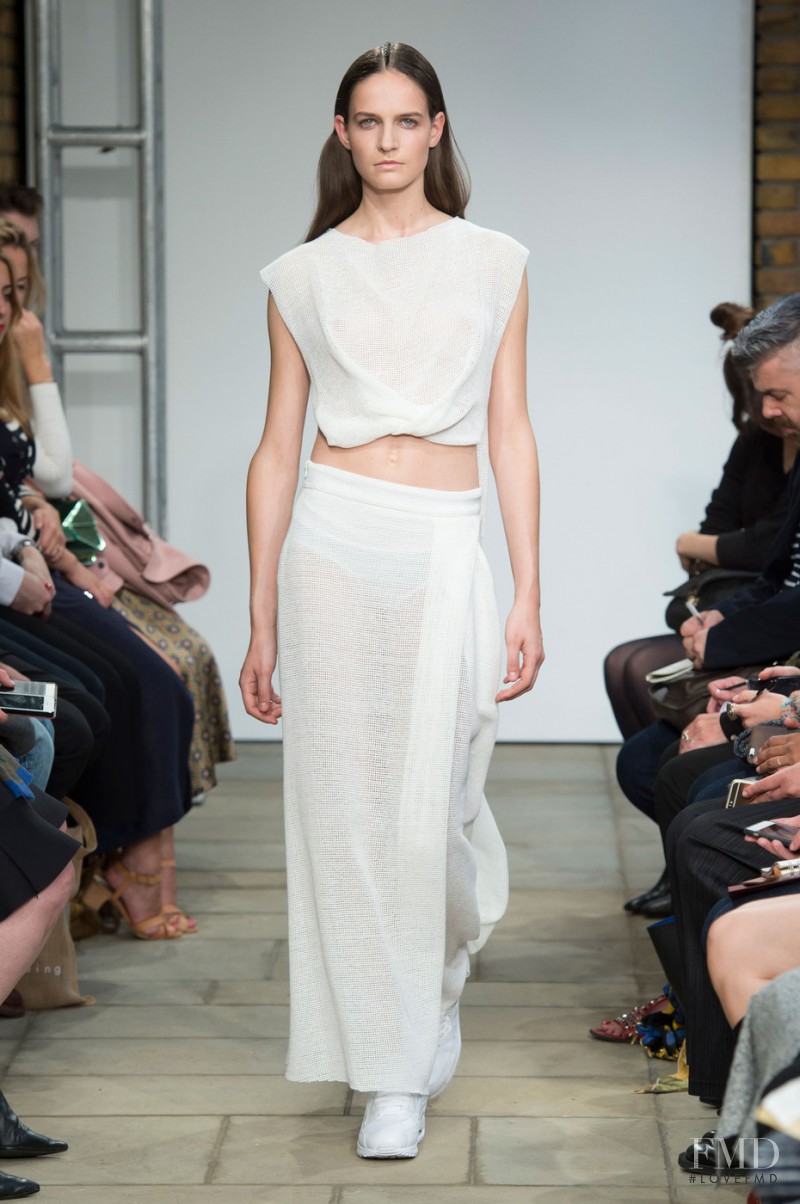 Valérie Debeuf featured in  the 1205 fashion show for Spring/Summer 2016