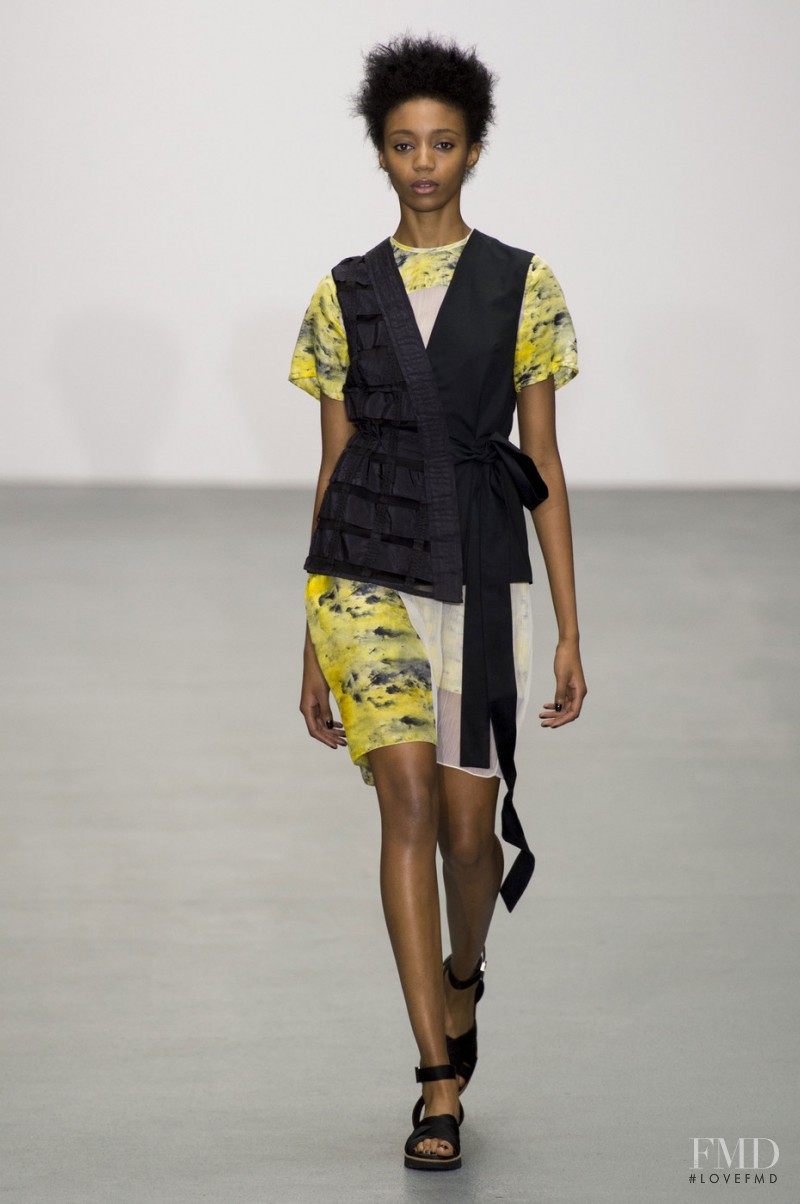 Hannah Shakespeare featured in  the Christopher Raeburn fashion show for Spring/Summer 2016