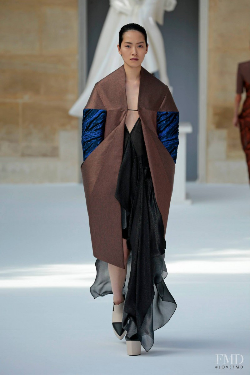 Pong Lee featured in  the Ilja fashion show for Autumn/Winter 2015
